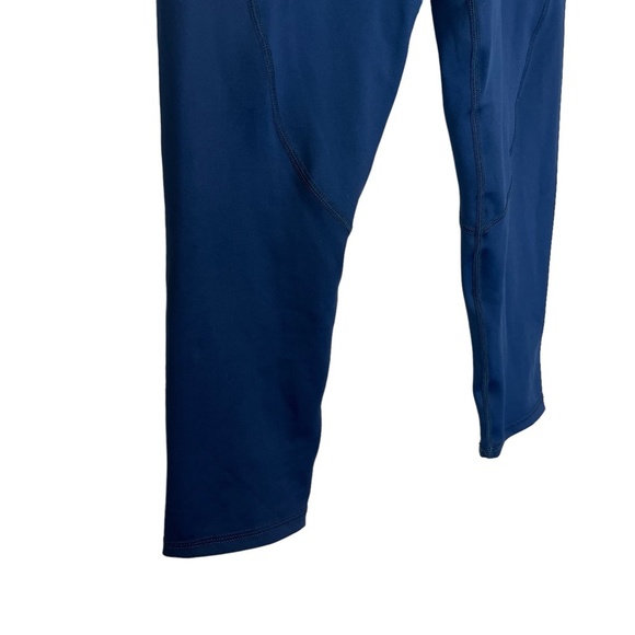 ZYIA ACTIVE Navy Blue Cropped Skinny Leggings Yoga Pants Pockets Workout 8 / 10 - Picture 10 of 16